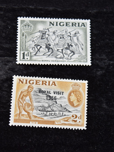 NIGERIA 1957-1966 S 79-81 MNH + S 82 + S 84 + S 92-93B USED - Picture 4 of 5
