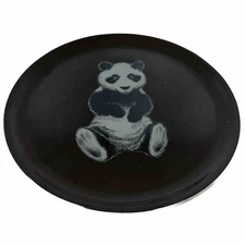 Couroc panda serving tray Monterey California Mid-Century Modern Vintage 