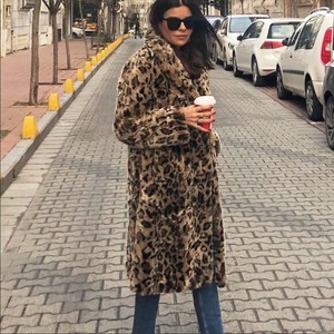 zebra print coat zara