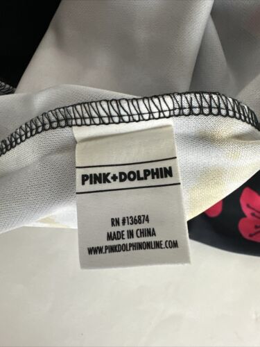 STAINED Pink Dolphin Track Jacket Retro Mens Medium Japanese Garden Colorful XL - Picture 11 of 15