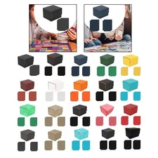 Card Deck Box Game Card Storage Portable Collectible PU Leather with 2 Card