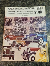 19765 AACA Special National Meet South Eastern Division Souvenir Program (1469)