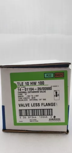 Emerson  Carrier 14-01104-26/00880  TLE 10 HW 100 Range -50F To +50F Less Flange