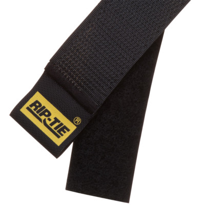 Rip-Tie RLH-145-010-BK Rip-Lock Premium CableWrap, Black 1'' x 14.5'', Pack of 10