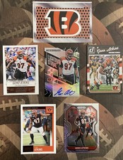 Geno Atkins Cincinnati Bengals (2010-2020) 5 Card Lot (1 Autograph S/N#