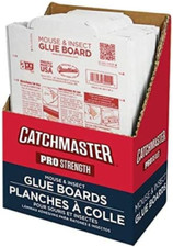 Catchmaster 60M Bulk Packed Mouse Insect Snake Glue Boards 60-Pack