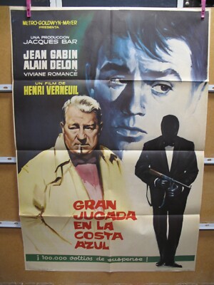 W241 GRAN JUGADA EN LA COSTA AZUL Jean Gabin, Alain Delon, Claude Cerval,