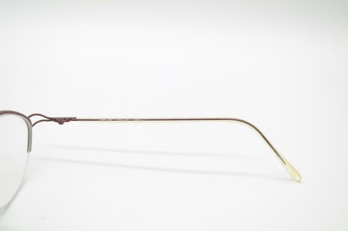 Vintage Lagerfeld 4332 05 Kupfer Braun Halbrand Brille Brillengestell NOS - Picture 4 of 6