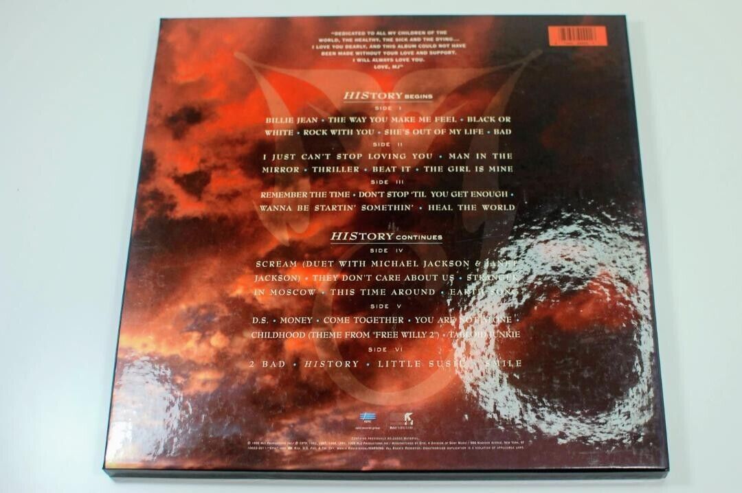 Michael Jackson / HISTORY US 1995 3LP Vinyl BOX Past Michael Jackson / HISTORY US 1995 3LP Vinyl BOX Past