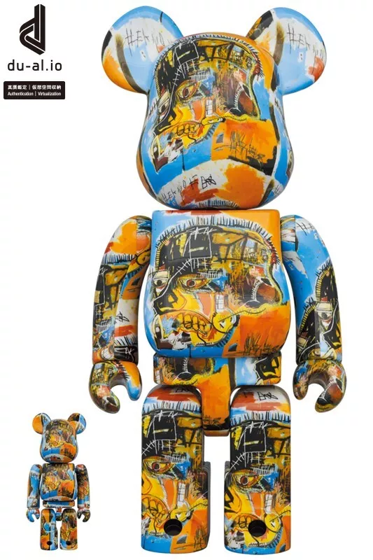 BE@RBRICK Andy Warhol JEAN-MICHEL BASQUIAT #10 400% 100% & 400% set bearbrick