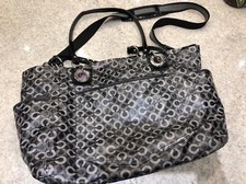 Coach Black  C  Diaper Bag EUC
