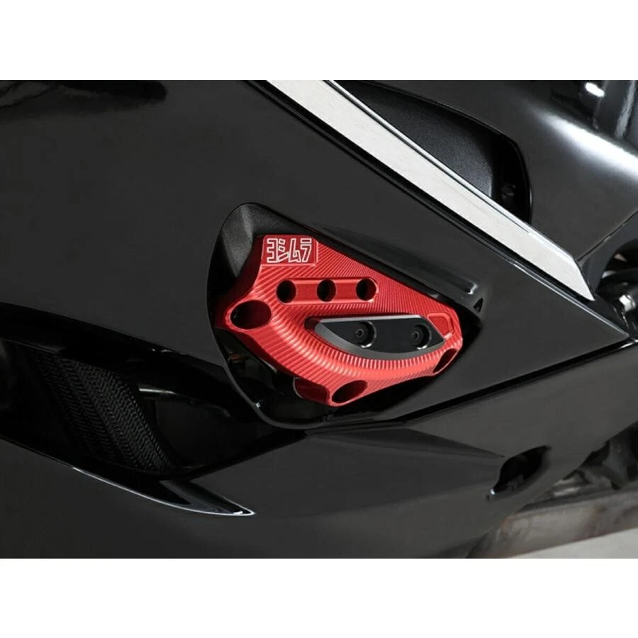 YOSHIMURA GSX1300R HAYABUSA Engine Case Guard KIT 280-592-0200 Red OEM JDM New - Image 2 of 3