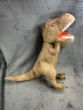 Jurassic World Dominion Plush Brown Raging T-Rex Pillow Stuffed Dinosaur Toy