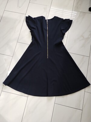 green emerald velvet dress Tommy Hilfiger Women's Dress Fit and Flare,Black,2 at Amazon Women's  Clothing store main image 1