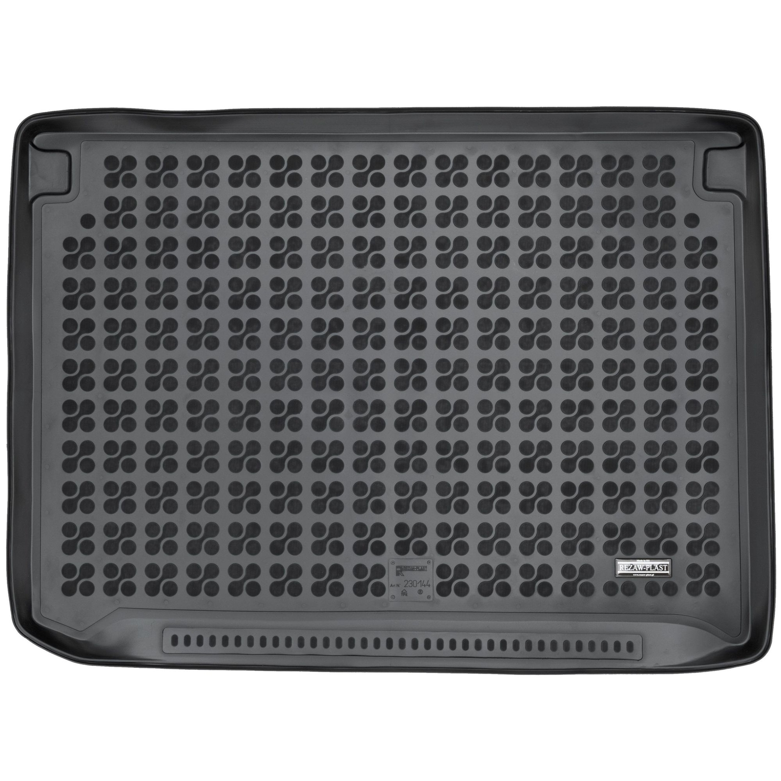 Tapis de coffre Citroen C4 Grand Picasso II contre la saleté en caoutchouc noir