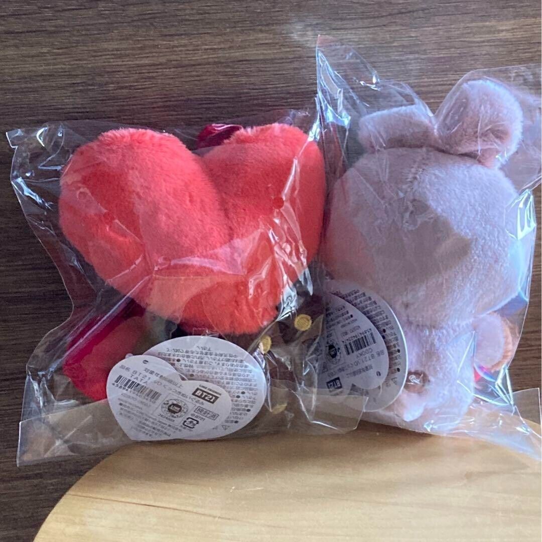 BT21 TATA cooky Sticky Plush toy set Universe Star Line BT21 TATA cooky Sticky Plush toy set Universe Star Line
