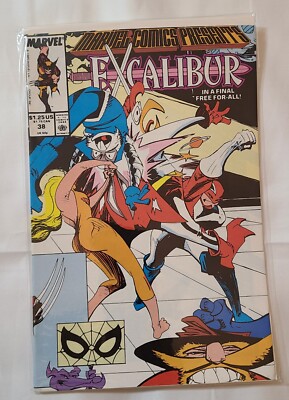 Marvel Comics Presents #38  (Marvel December 1989) Excalibur Higgins Larsen VF- 