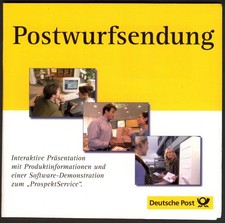 CD d.Post mit Informationen zur Postwurfsendung, begleitende Infos z.Philatelie
