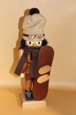 Christian Ulbricht Snowboarder natur 30cm limitiert Sondermodell Crate&Barrel