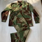 Tactical Rhodesian Camo Coat Top + Pants Trousers Suit Set