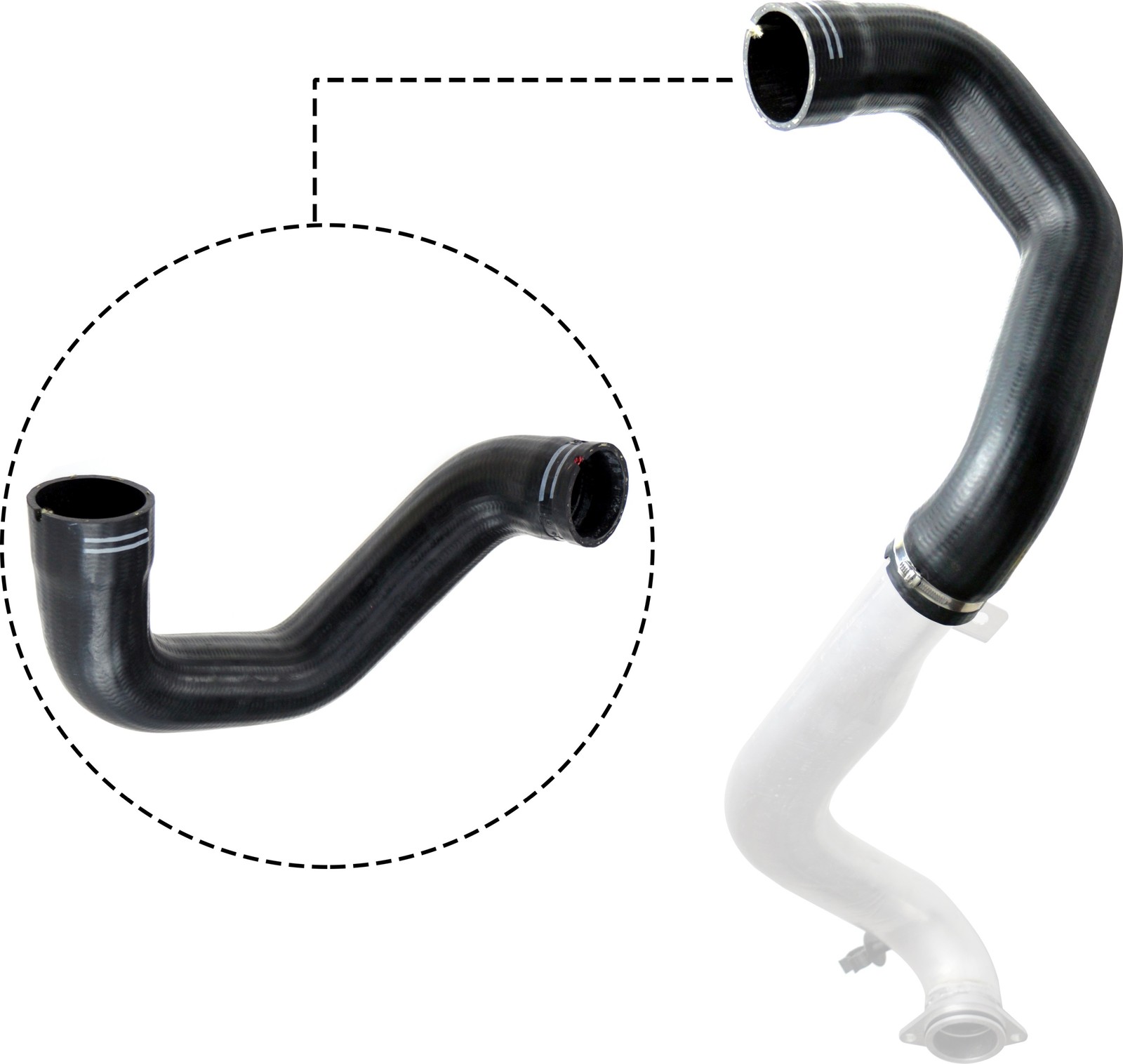 09-0515 Gates Intercooler Hose for Alfa Romeo