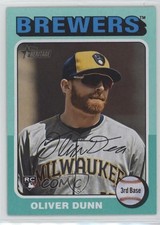 2024 Topps Heritage High Number Aqua Border Oliver Dunn #653 p8v