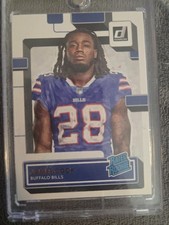 2022 Donruss James Cook Rated Rookie Card (RC) Bills Portrait SP. rookie card picture