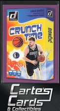 Luka Doncic 2024-25 Panini Donruss #8 Crunch Time Press Proof Purple Mavericks