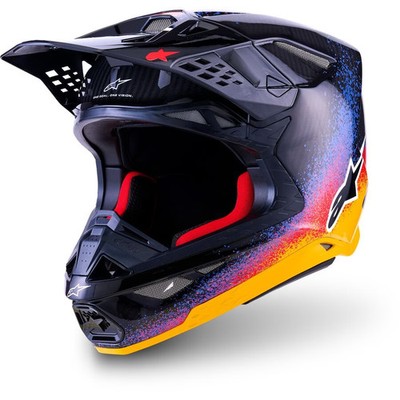 Alpinestars Supertech S-M10 Helmet - Black Hole LE - Black Burst Glossy, Small
