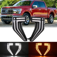 Led Side Fender Marker Light For Ford F150 Raptor 2021 2022 Dynamic Turn Signal