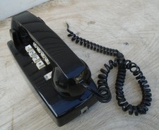 AT T Black Push Button Phone Corded Wall 2554BMPB 89017 Touchtone