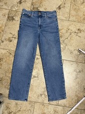 J.Crew Stovepipe Jeans Women  s Size 28 High Rise Straight Leg Denim Classic