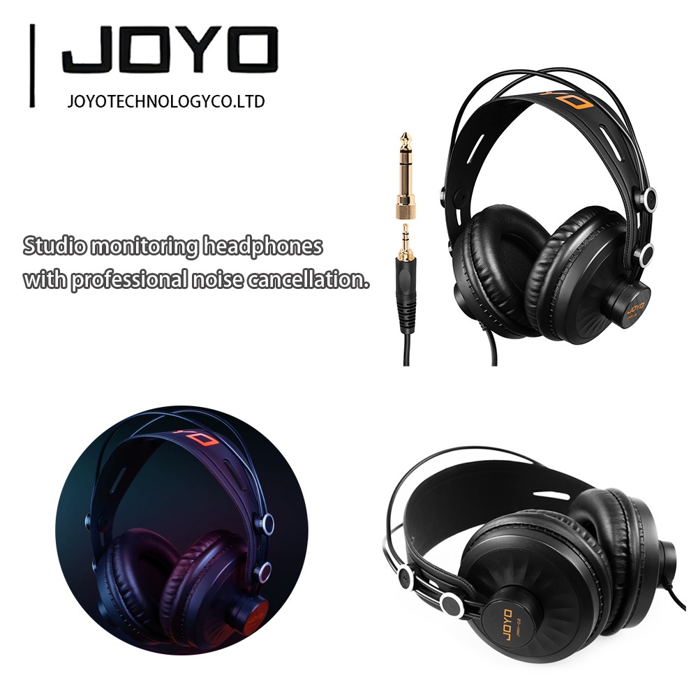 JOYO JMH-02 Wired Live Streaming Monitor Headphones for Musi
