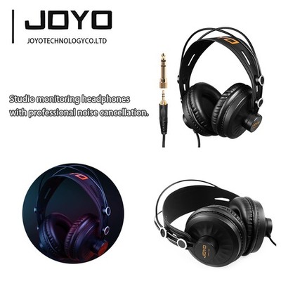 JOYO JMH-02 Wired Live Streaming Monitor Headphones for Musical Instruments（OP）