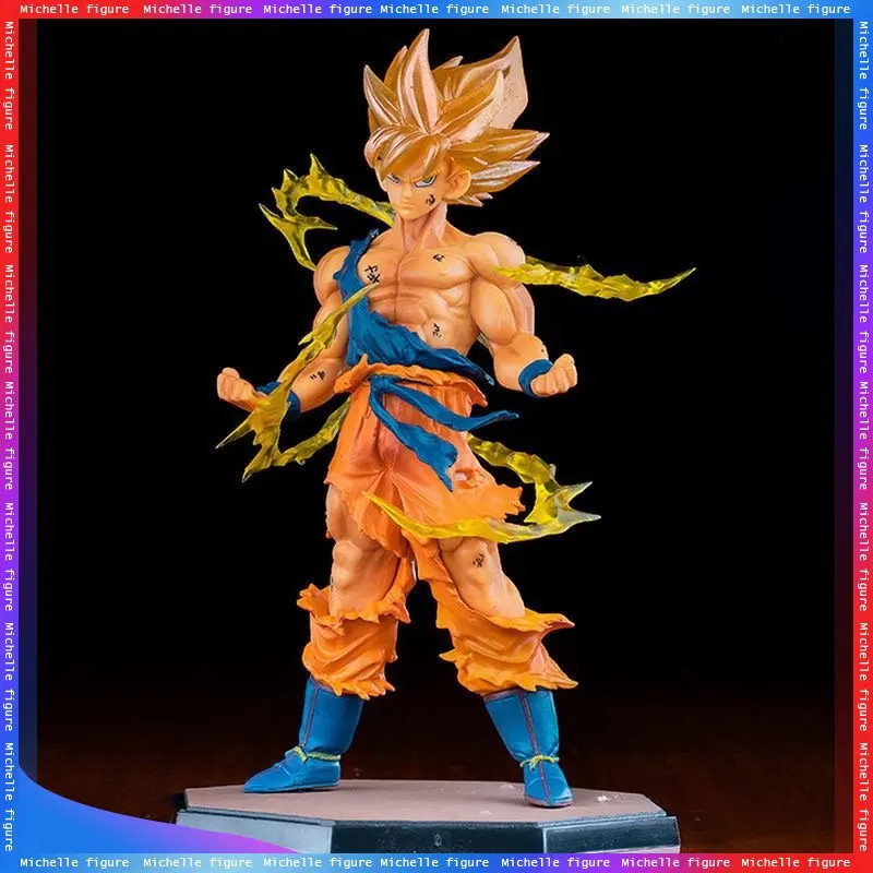 Figurine Dragon Ball Son Goku de 17cm, Statuette DBZ en PVC pour Fille et Garçon