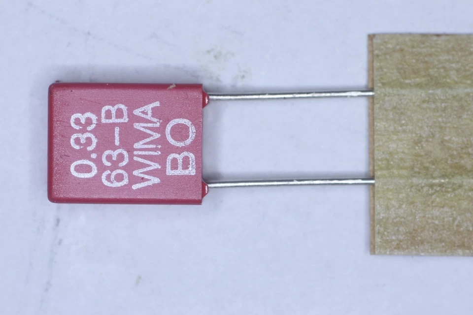 WIMA MKS2 0,33uF 63VDC RM5mm 7x10x4mm 20Stück