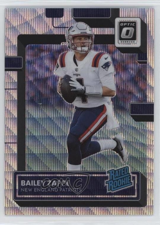 2022 Panini Donruss Optic Rated Rookie Wave Prizm 248/300 Bailey Zappe #229 11oq
