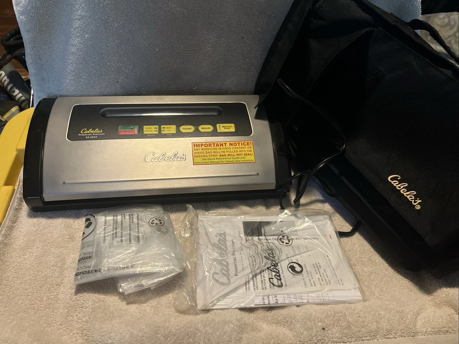 Classic Cabela's Preservation Premium Vacuum Sealer Model 54-0842