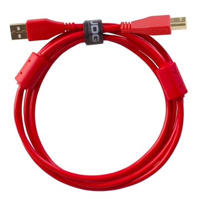 UDG Ultimate Audio Cable USB 2.0 A-B Red Straight 2m (U95002RD) - Kabel für DJs