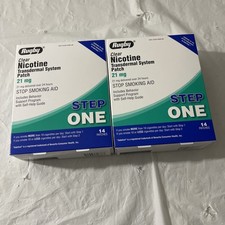 Rugby Clear Nicotine Patch Step 1 21 mg 2 Boxes of 14 FAST Shipping