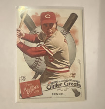 Topps Johnny Bench 2019 Allen & Ginter Ginter Greats #GG-3 Reds Card