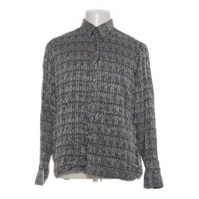 Jason Wu, Bluse, Größe: 42, Grau/Schwarz/Weiß, Acetat/Viskose #IUF