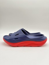 Hoka Unisex Ora Recovery Slide 3 Multiple Sizes Blue/Red 1135061/BBRA 