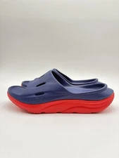 Hoka Unisex Ora Recovery Slide 3 Multiple Sizes Blue/Red |1135061/BBRA|