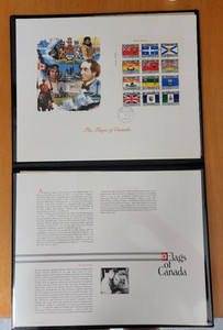 CANADA 1979  FLAGS OF THE PROVINCES FLEETWOOD FOLIO FDC