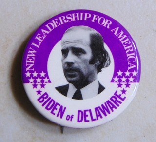 Joe Biden 1988 campaign pin button political
