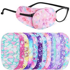 12 Pcs Eye Patch for Kids Toddler Reusable Adjustable Girls Boys Eyepatch for...
