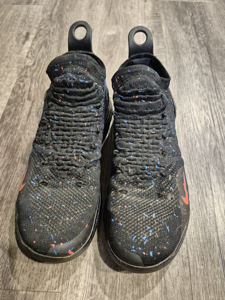 Nike Zoom KD11 Durant Galaxy Just Do It Confetti AO2604-007 Sz 9.5 2018 No Laces