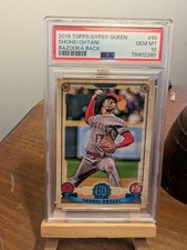 2019 Topps Gypsy Queen - Shohei Ohtani #55 Bazooka Back SP PSA 10 Gem Mint