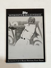 Griffey Jr 2008 Topps Chrome Black ONE OF ONE 1/1 Plate Reds